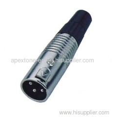 APEXTONE XLR cable mount male plug AP-1157