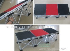 Rack Smart Portable Stage with Folding Riser