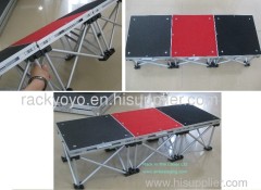 Rack Smart Portable Stage with Folding Riser