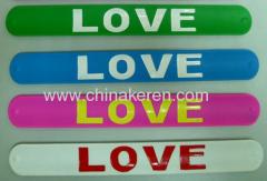 2013 Hot Sell Fashion Silicone slap bracelet