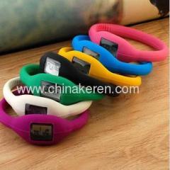 Hot Sell Fashion Ion Silicone watch