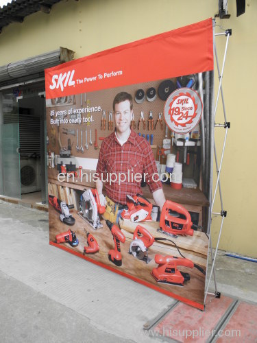 high quality fabric pop up display/ velcro pop up display/hook pop up display