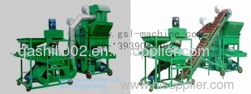 groundnut sheller with cleaning and sorting machine