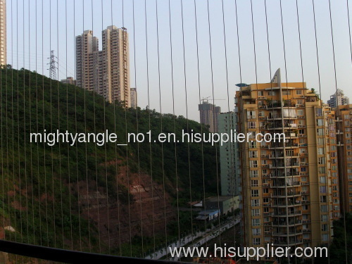 intelligent invisible anti-burglar netting ( building material )