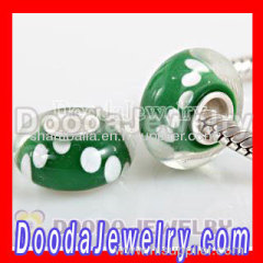 european Glass Beads Environmental Murano Glass Beads with 925 sterling Silver Core