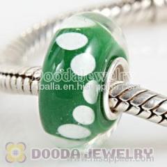 european Glass Beads Environmental Murano Glass Beads with 925 sterling Silver Core