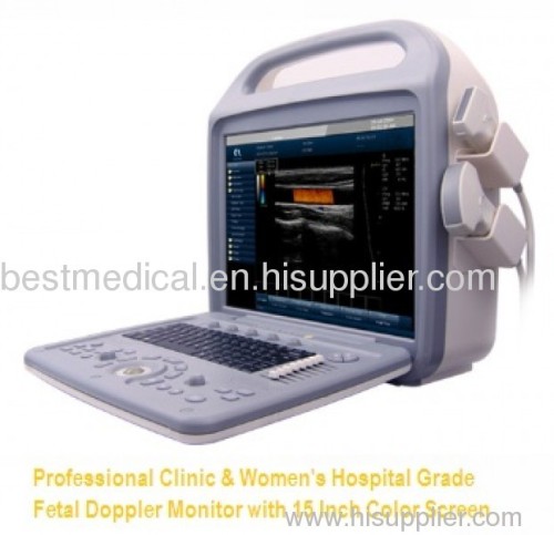Professional Fetal Doppler Monitor + Color Imaging System (Model BMD-20)