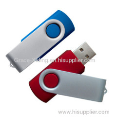 Swivel USB Flash Drive Customized Logo
