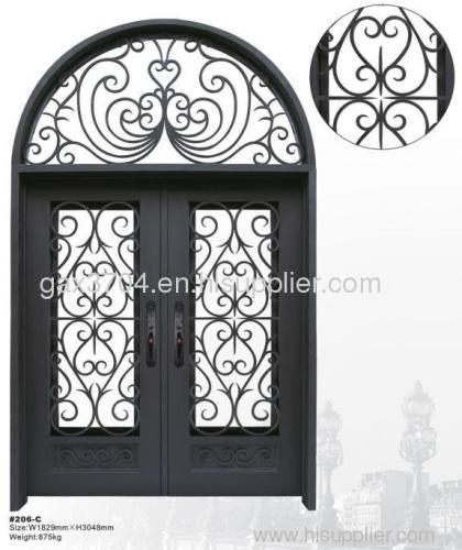 wrought iron doors