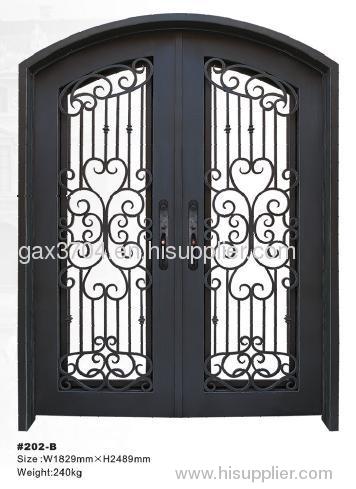 custom iron door