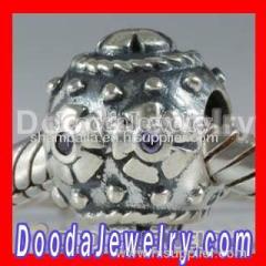 Pandroa sterling silver Easter Egg Beads