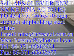 GL AQ47/GL AQ51/GL AQ56/GL AQ63/GL AQ70 shipbuilding steel plate