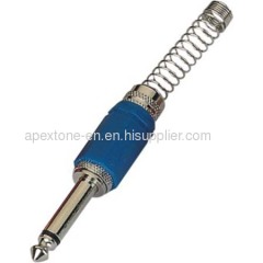 APEXTONE 6.3mm mono plug AP-1201 Nickel plated Jack Plug