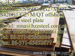 EN10225:S460G1/G2+M/QT offshore structure steel plate