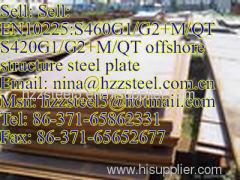 EN10225:S420G1/G2+M/QT offshore structure steel plate