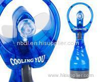 Water spray fan