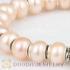 european Freshwater Pearl Bracelet with Silver safty chain