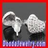 Sterling silver stud earrings hearts wholesale