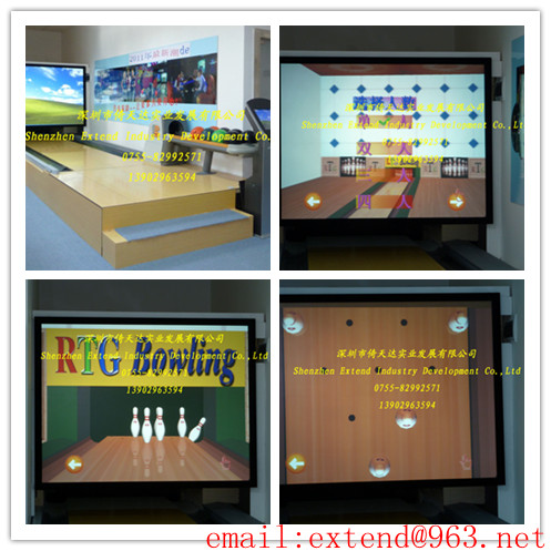bowling simulator bowlng sport in room