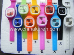 hot sell anion silicone watch