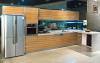 UV wood grain kitchen cabinet DM-001