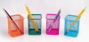 Colorful mesh desk pen holder