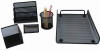 Metal mesh 5pc desk office set