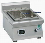 Double well induction fryer