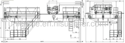 QDY model Foundry Crane with Hook