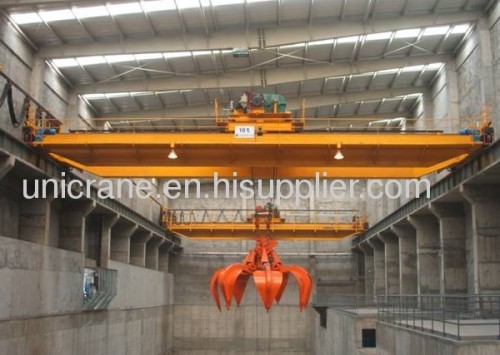 QZ model Double Girder EOT Crane with Grab bucket