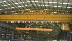 Electromagnetic EOT crane with carrier beam (parralel with girder)