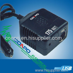 Car Inverter DAU-175 175W 3in1 Inverter With USB/AC/DC Ports