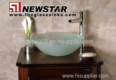 Frost Glass Basins