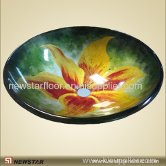 Flower atr glass basins