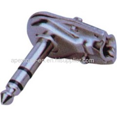 APEXTONE 6.3mm stereo plug whit 90 angle AP-1251 nickel plated Jack Plug