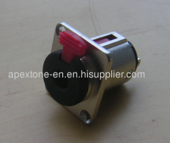 APEXTONE 6.3mm stereo socket AP-1266 Nickel plated 1/4