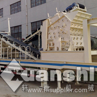 Mobile crushing plant