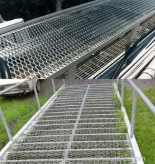 galvanized expanded metal for the walkway