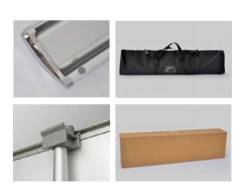 Double side wide base rol l up