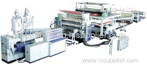 PP/PE Plastic Sheet Cloth-Coating Production Line