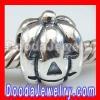 925 Sterling Silver Jack-O-Lantern charm Beads For Thanksgiving