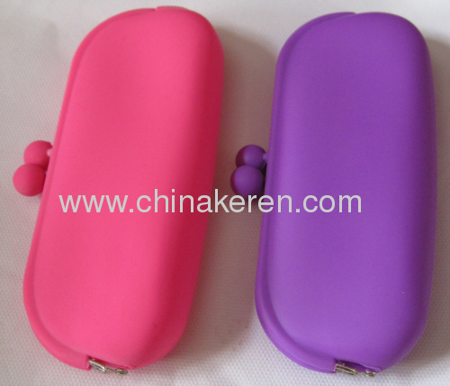 Mini silicone candy bag silicone pill case Silicone key pouch