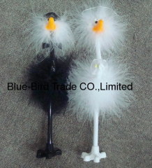 Flamingo Bride and Groom promotional ballpoint pens