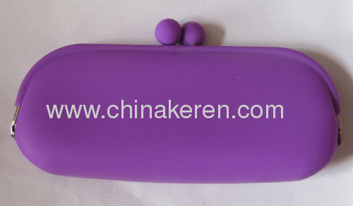 Candy color style Durable silicone pen box