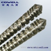 Parallel twin screw barrel