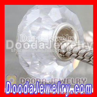 european style zirconia beads 925 silver core