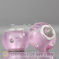 european Polished glass beads with Austrian crystal wholesale