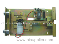 Biometric lock with LCD display