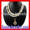 Fashion Juicy Couture Necklace jewelry Multi-Pearl crown love