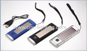 Promotional gift 3 LEDs solar flashlight